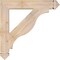 Ekena Millwork Funston Arts & Crafts Smooth Bracket, Douglas Fir, 3 1/2"W x 24"D x 24"H BKT04X24X24FST03SDF - alternate 3